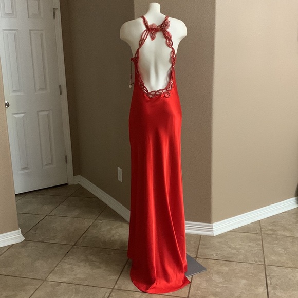 Vintage red gown - Picture 5 of 12